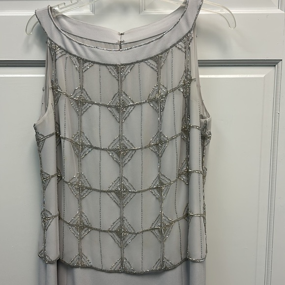 Daymor Couture Elegant Silver Beaded Embellished Special Occasion Dress … - Picture 5 of 13